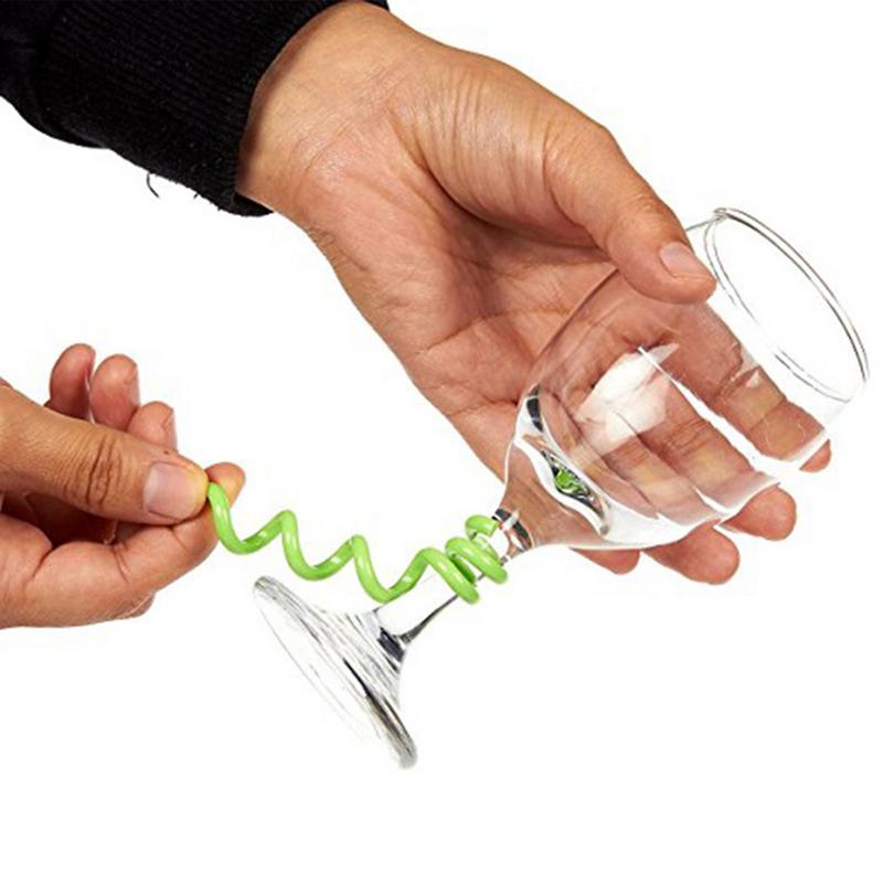Drink Markers 6X Wine Stem Glass Markers Set Vibrant Silicone Drink Decorations For Cocktails Champagne Wedding Beach