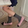 Sweet Girl Bow Boneless Socks Spring and Summer Gentle Ballet Style Stockings Bubble Mouth Pile Socks