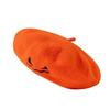 Embroidered Face Painter Hat Lightweight Artist Hat Warm Pumpkin Beret Hat  Autumn Winter Wear