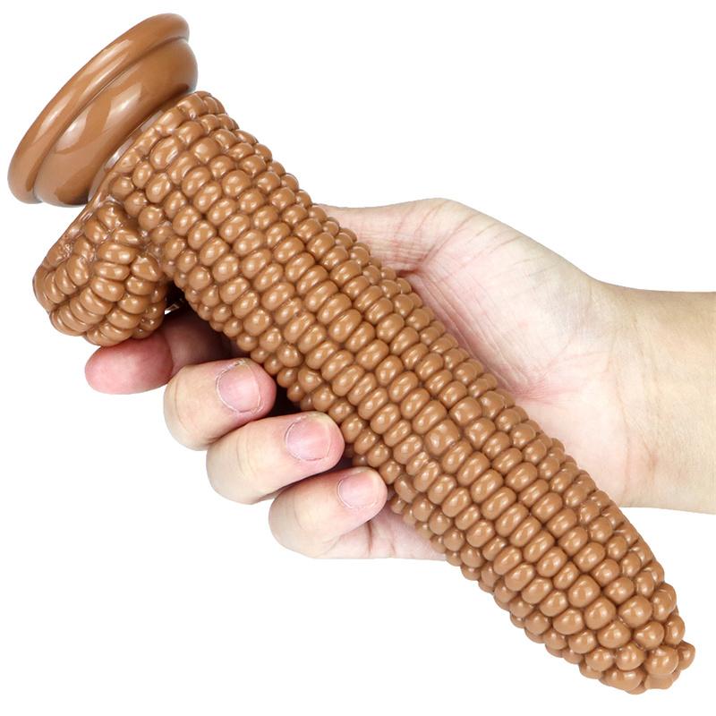 Kukuřičný penis anální kolík Vegetable Penis Simulation Big Dildo Produkty pro dospělé Ženy Masturbační zařízení Sexuální produkty pro dospělé