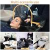 Cap de clătire cu circulație a apei reglabil Bol portabil pentru șampon Cap de cascadă Pat de clătire pentru spa Accesorii tub îndoit