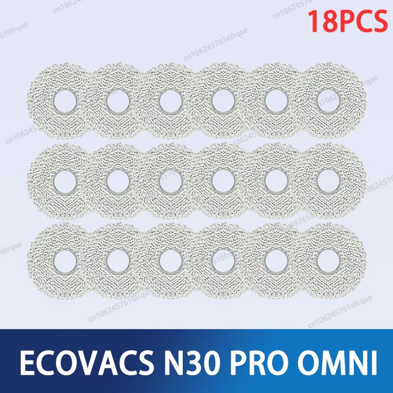 ECOVACS Deebot N30 PRO OMNI /YDLX11-1 Zubehör Hauptseitenbürste Wischmopp HEPA-Filter Staubbeutel Roboter-Staubsauger Ersatzteile