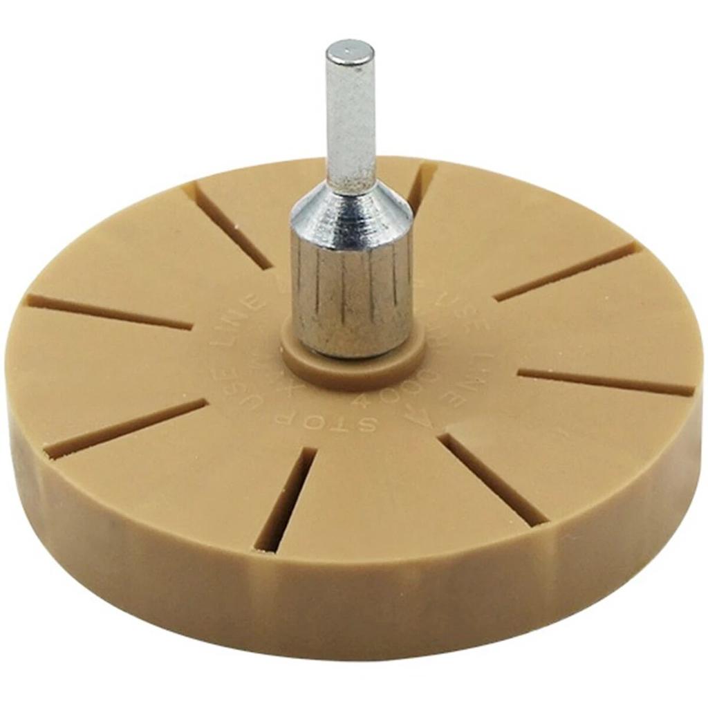 3,5 tommers klistremerke viskelærhjul Bilklistremerkefilm Limfjerner Pin Stripefjerningsverktøy Bilklebende klistremerke rengjøringsverktøy