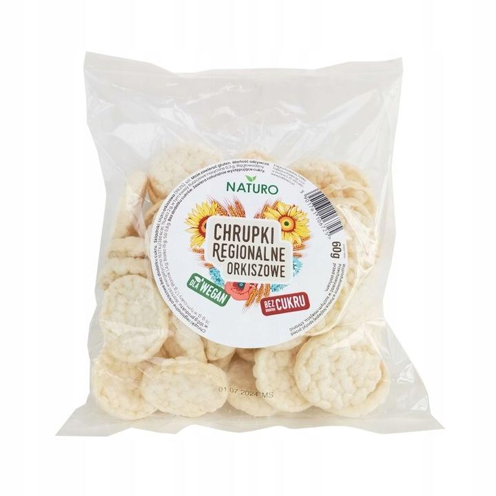 Naturo Regional spelt crisps without sugar 60 g
