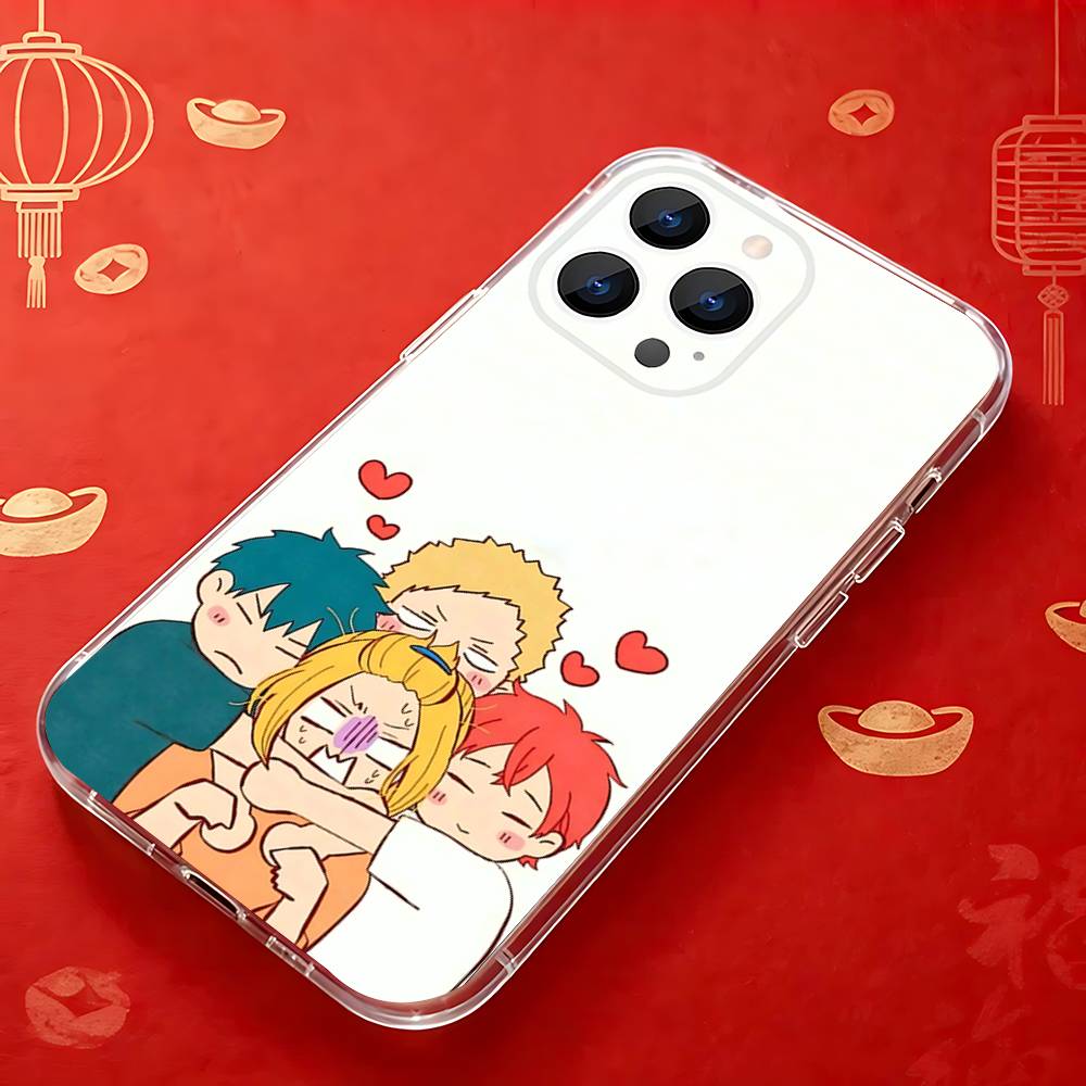 Comics G-Given Yaoi Anime Transparent soft case for iPhone 17,16,15,14,13,12,11,Pro,Max,Plus, X,XS,XR,SE4,E Mini