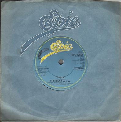 7inch Record BAND AKA - Grace EPCA2376 Epic, Streetwav 1981 UK Soul/Funk Used