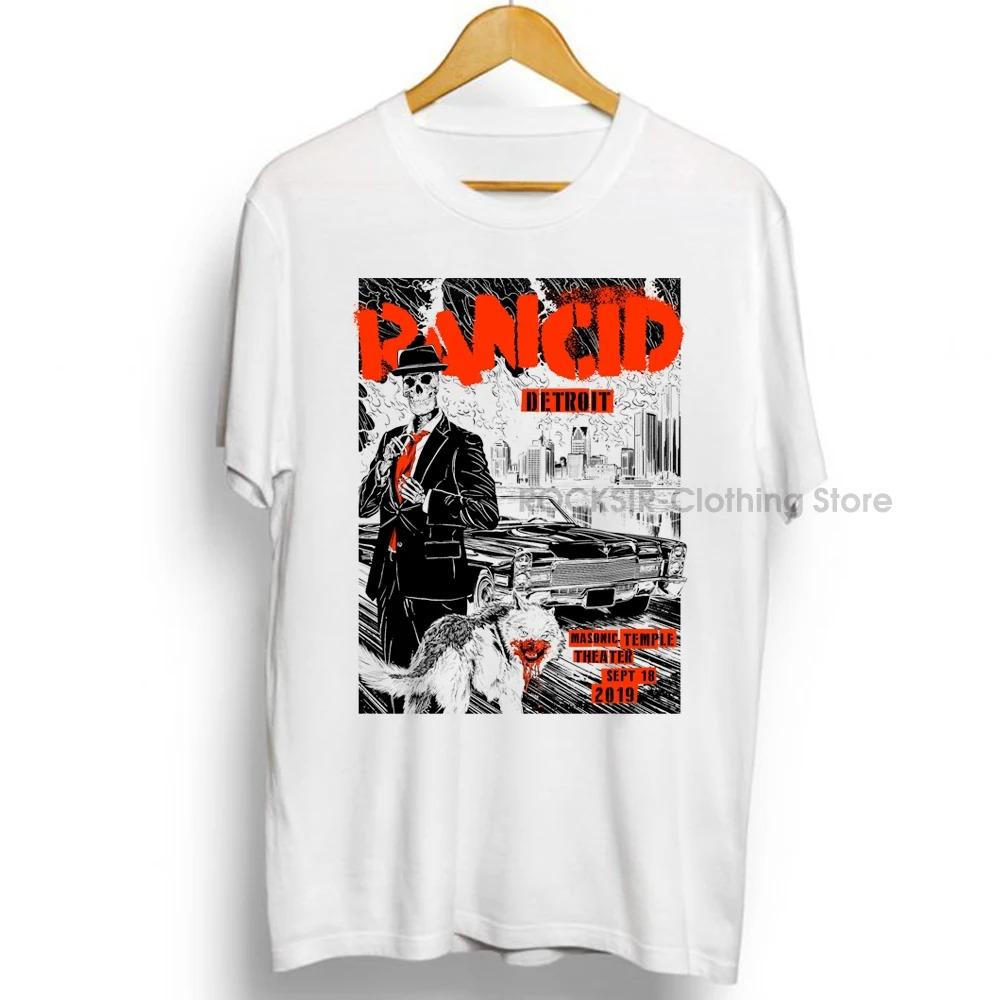 Mens Clothing Pop Punk Rancids Album Cool Skull Print Cotton Tees Short Sleeve Popular Unisex T Shirts Design Tops Streetwear