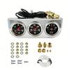 Triple Gauge Cluster For Saloon Cars Lorries Construction Machinery Motorcycles Three-in-one Instrument Cluster Accessories