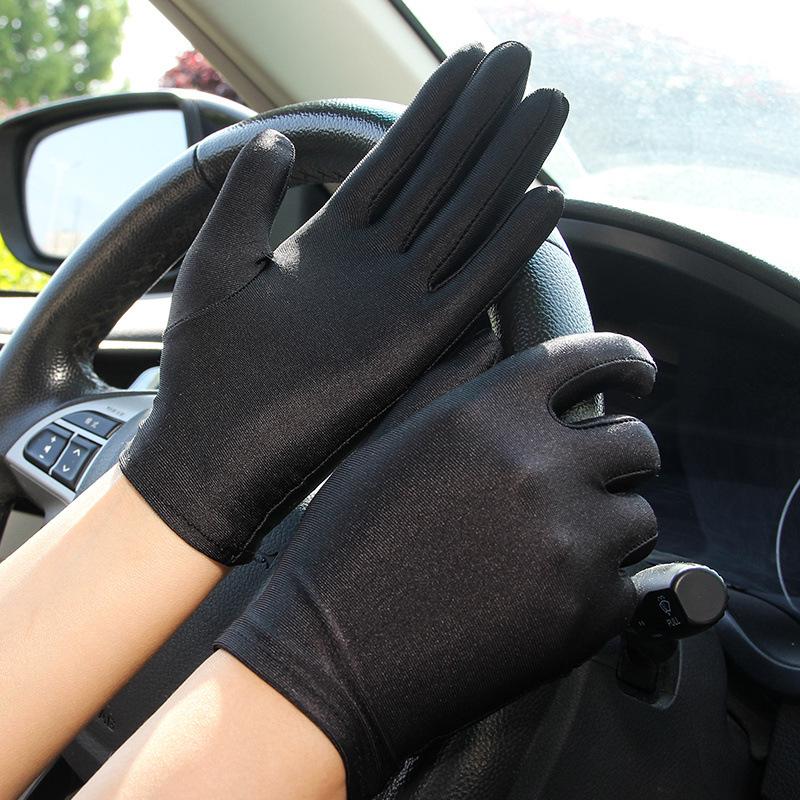 Gants de protection solaire unisexes avec élasthanne élastique pour événements, conduite et cyclisme