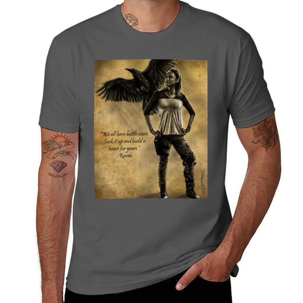 Raven Stay Strong 2 Tshirt Cotton T Shirt Pack Tshirt