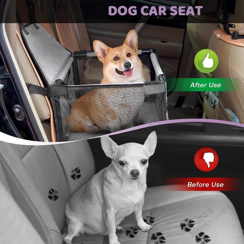 Waterproof Pet Dog Cat Transport Hammock Travel Car Seat Cover Carrier Bag for Small Medium Dogs Sturdy Dirt-resistant