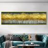 Abstract Gold Foil Leaf Trees Canvas Painting Modern Home Decoration Large Wall Art Pictures Posters and Prints for Living Room