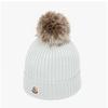 Moncler Pompom Beanie Logo Patch 3b00007 A9327 91z