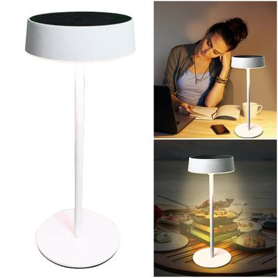 Solar Table Lamp Dimmable Cordless Table Lamp Waterproof Portable Night Light Rechargeable Night Lamp for Garden Terrace Camping