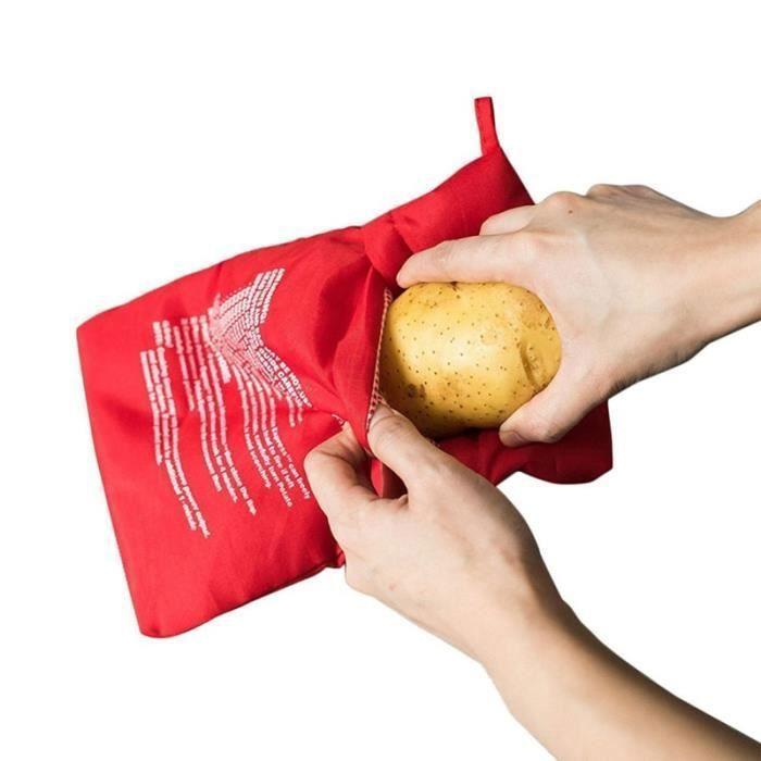 

Papiers et feuilles de cuisson,Sac de pommes de terre réutilisable pour micro ondes,cuiseur de cuisson,four de poche de riz