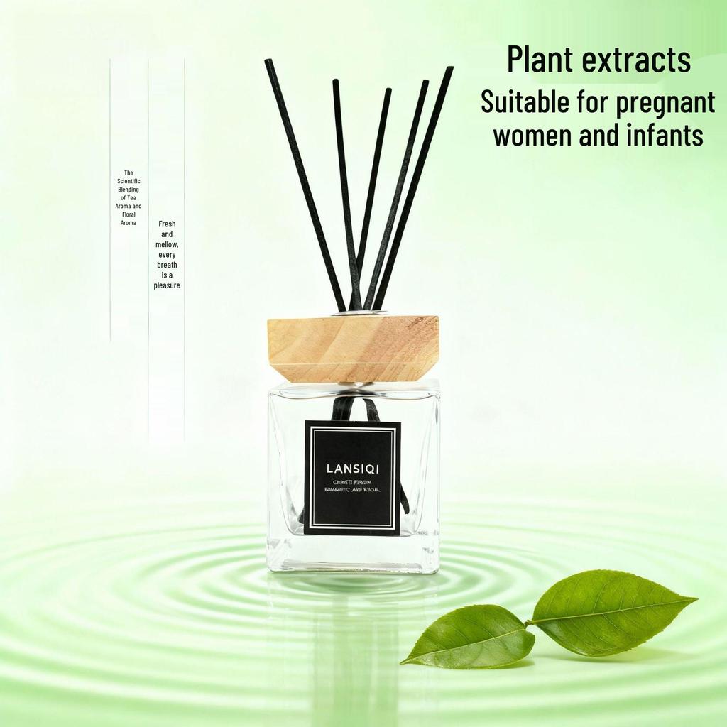 200ML Flameless Aroma Diffuser with Wooden Lid for Home, Hotel, or Living Room - Long-Lasting Essential Oil Fragrance