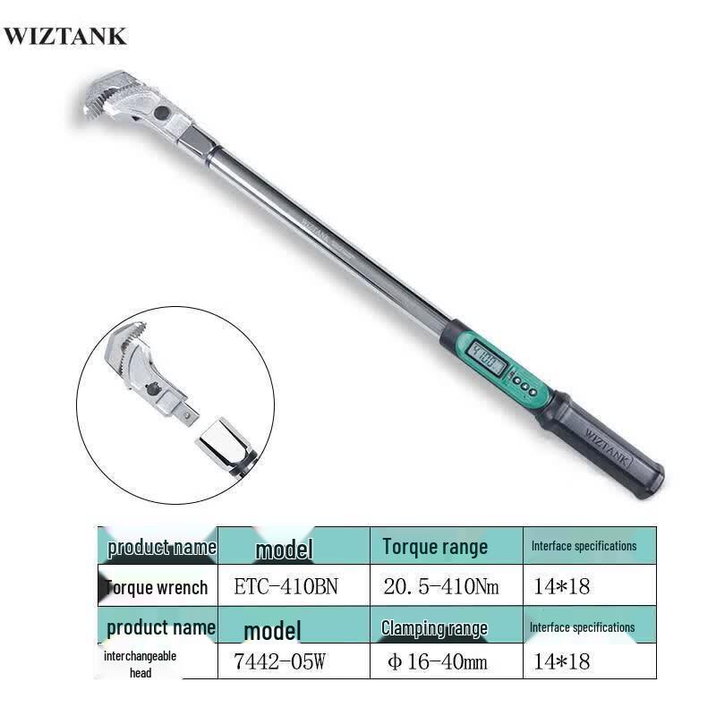 WIZTANK Digital Preset Torque Wrench