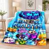 Blox Fruits Flanell-Kuscheldecke Weich Warm Gemütlich für Sofa Bett Innen Haus Schlafzimmer Gebrauch