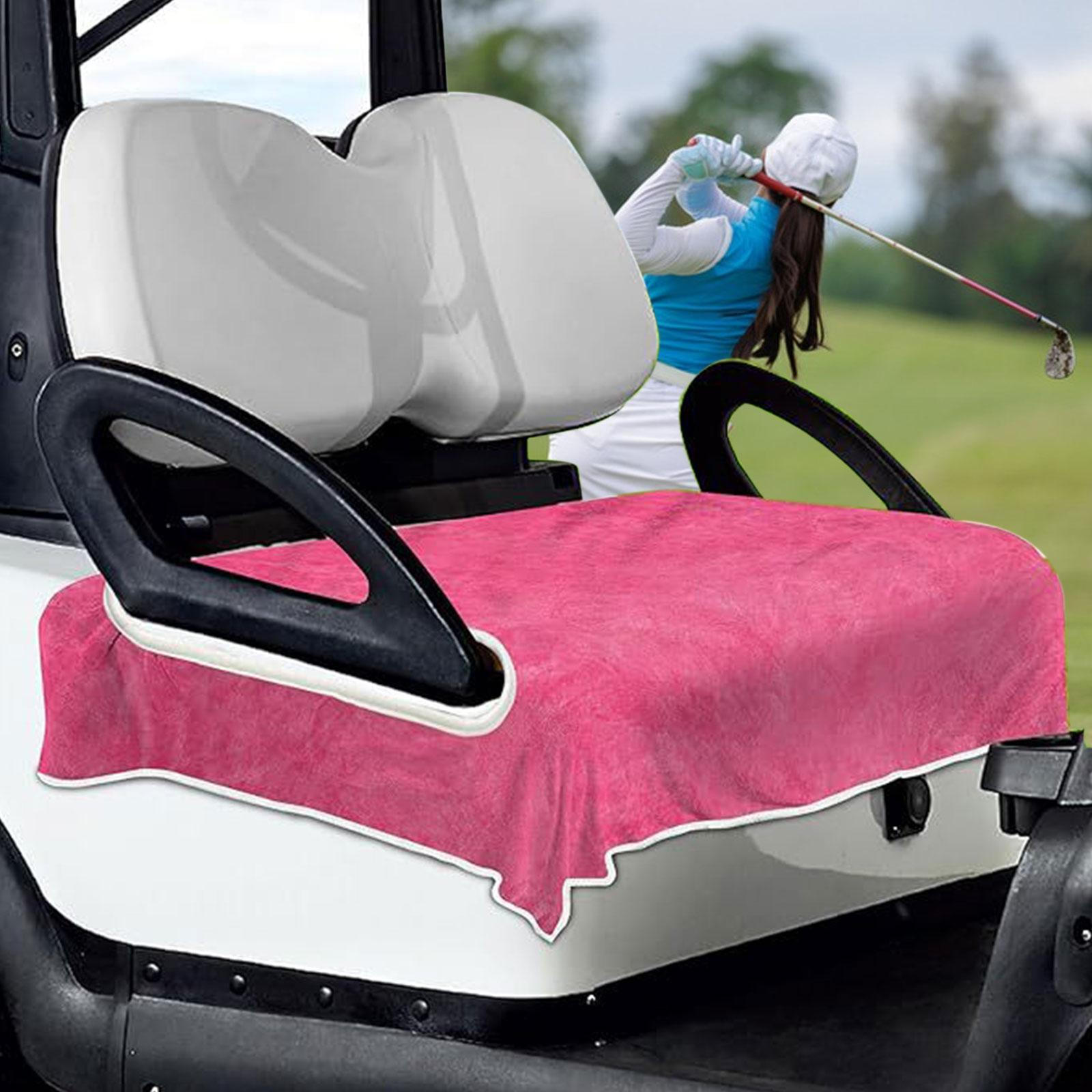 

Seat Cover Protector Blanket Towel for 2 Person Seats Golfers Travel 51 x 31.5 ярко-розовый
