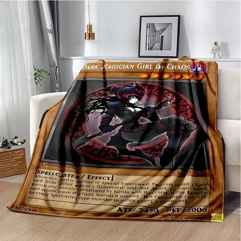 Dark Magician Throws Blanket Super Soft  mythical fantasy kawaii Blanket for Travel Bedding Couch Sofa Bed Blanket Birthday Gift