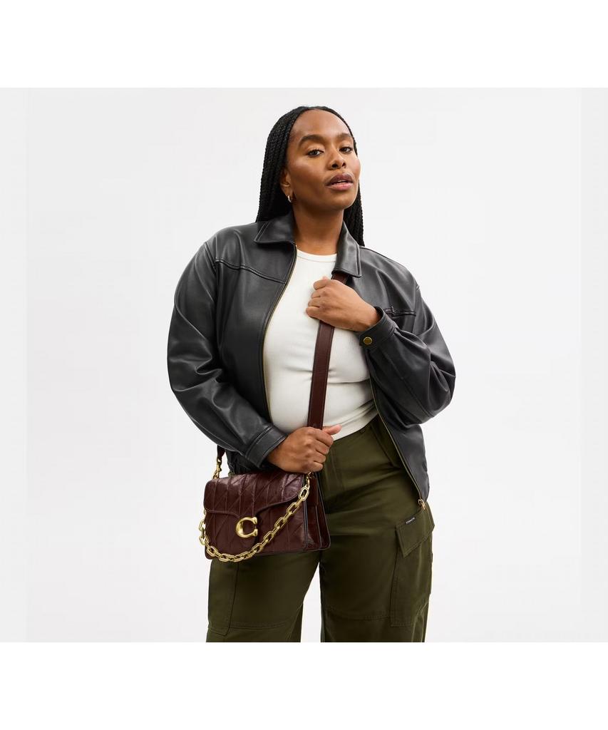 Coach Chain Tabby Shoulder Bag With Quilting Caf55 B4Mpl