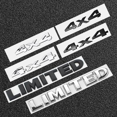 3D Metal Car Trunk Badge Stickers For 4X4 Limited Letters Emblem Logo Grand Cherokee Compass Renegade 2006 2011 Accessories