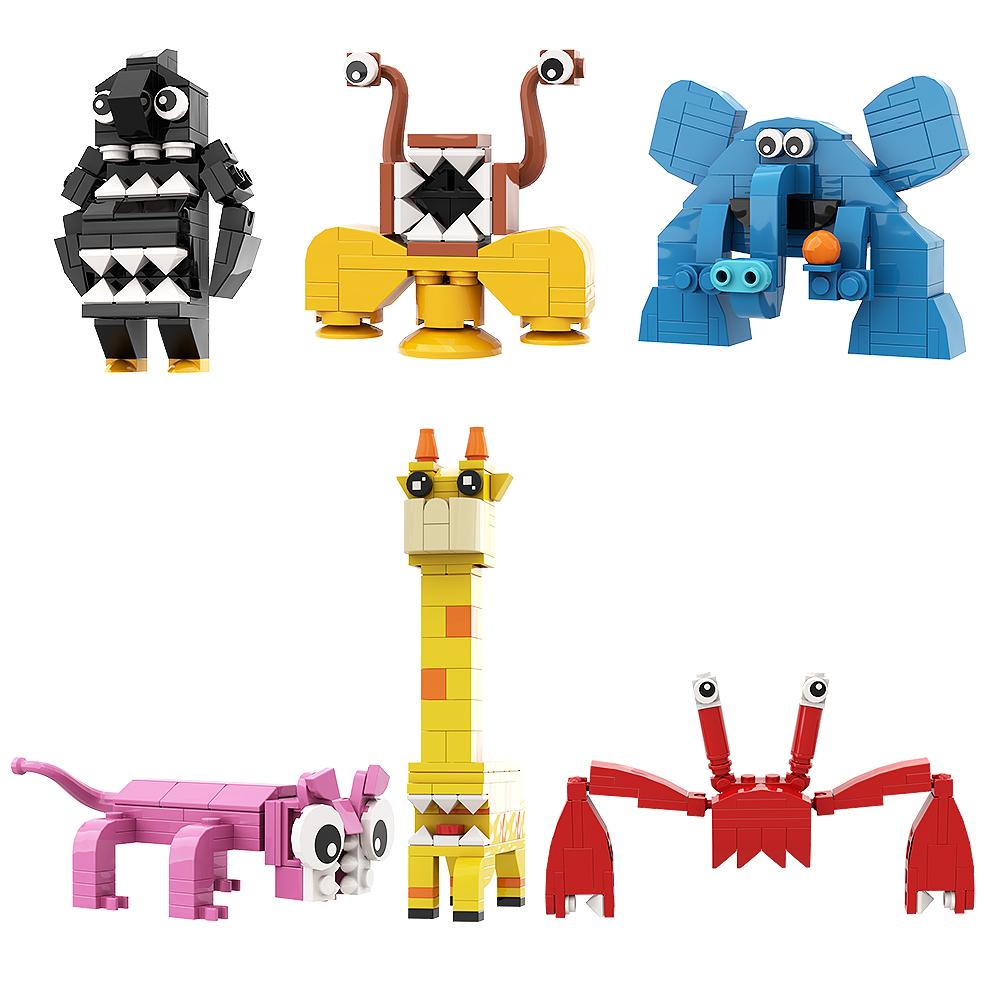 Gobricks MOC Zahrada BanBan Všichni Členové Figurky Stavebnice Vzdělávací Hračky Hororová Hra Jumbo Josh Kostky Dárek pro Děti