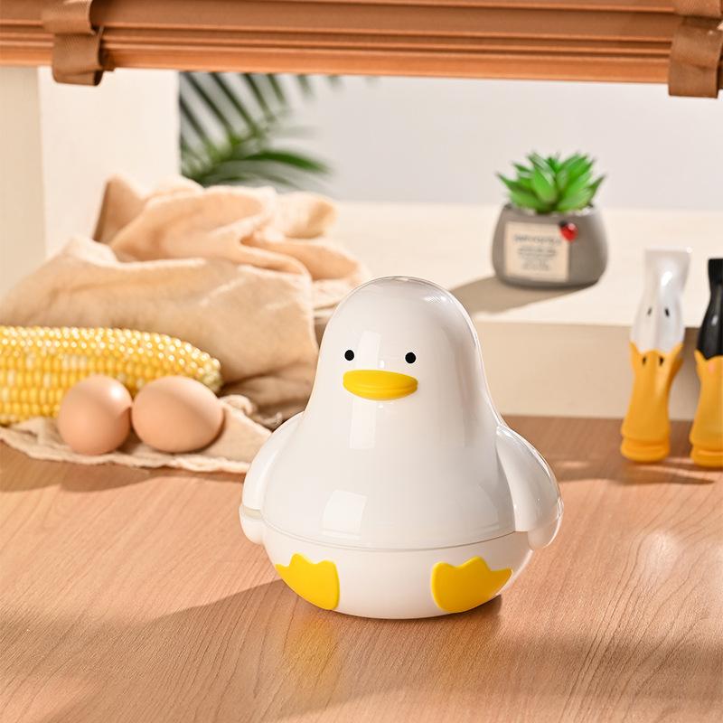 1/4 Eggs Cartoon Duck Shape Microwave Egg Steamer Boiler Cooker Easy Quick Hard Or Soft Boiled Kitchen Cooking Tools Accessories