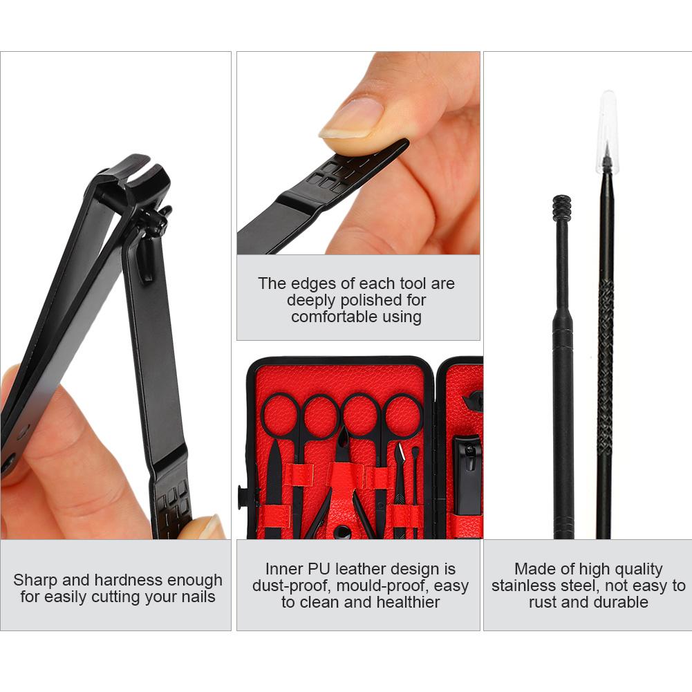 Professsional Stainless Steel Nail Clippers Toenail Pedicure Corrector Tool Clippers Kit