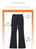 Petite Women's High-Waisted Fleece-Lined Flared Winter Pants