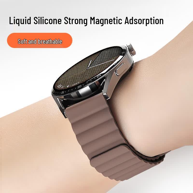 MaShi Magnetic Silicone Watch Bands & Smartwatch Charger for Huawei