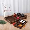 Diruien Small Rustic Paulownia Wood Serving Tray