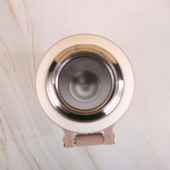 Cup 316 Stainless Steel Vacuum Insulated Bottle with Leakproof Lid And Portable Handle 2-in-1 Drinking Cup Wide Mouth for Hot Cold Drinks