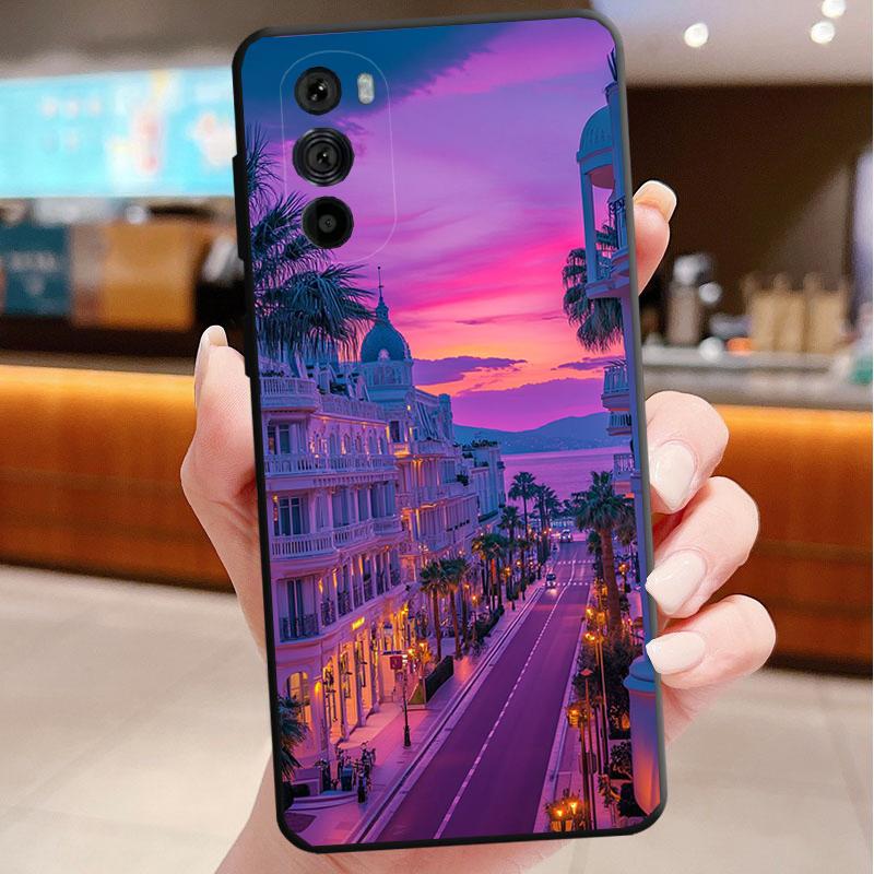 Phone Case For Motorola Edge 50 40 Pro 60 50 40 30 Ultra Neo Fusion Moto G Play G Stylus G Power G Greece Turkey Italy Scenery