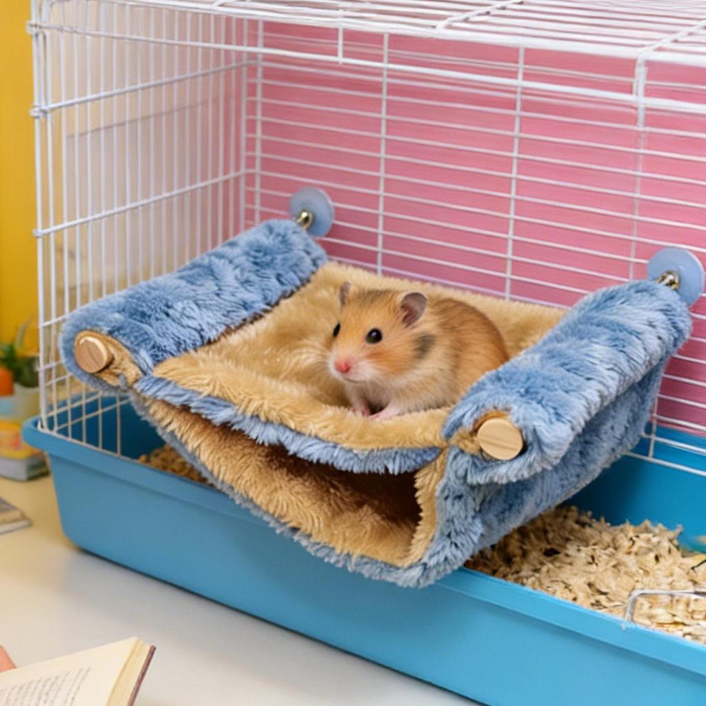 Hammock For Hamster Small Animals Warm Bed Pet Toy Tunnel Hamster Hammock For Chinchilla Squirrel Resting Playing Sleeping