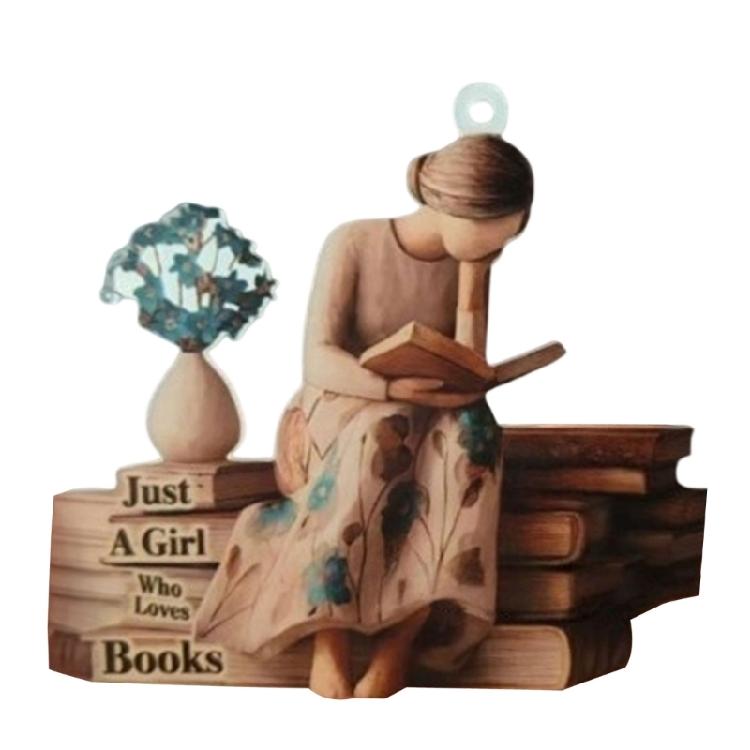 Elegant High Transparency Decorative Acrylic Holiday Ornament Multiple Pattern Reader Christmas Decoration