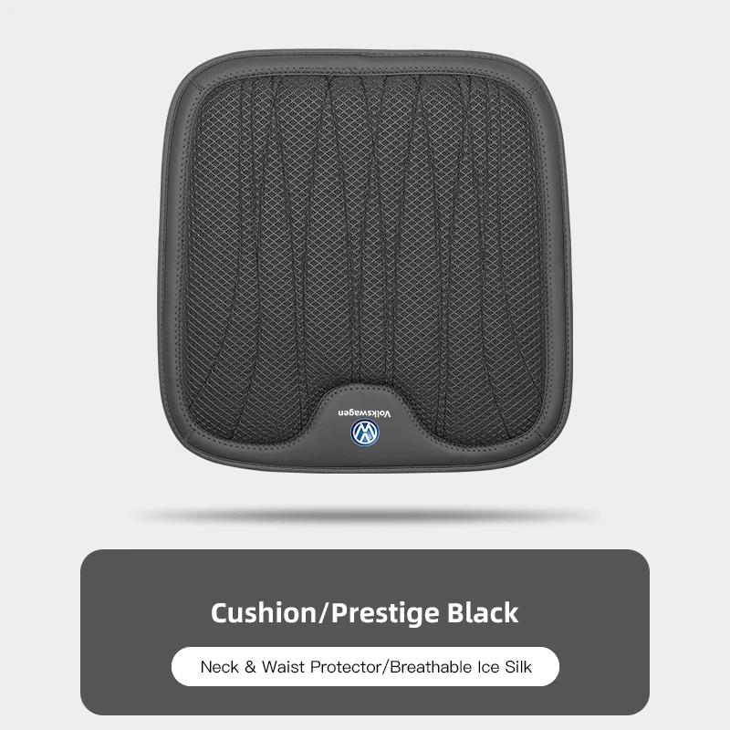 VW GTI GOLF 2026 Hot For VW VOLKSWAGEN Car Seat Ice Silk Pillow Neck Driving Seat Headrest Back Cushion For Volkswagen Polo Golf