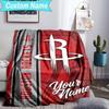 Custom Name Blanket Rockets Team Art Blanket Bedding Blanket for Travel, Camping, Living Rooms, Offices, Sofas, Fan Christmas gift