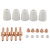 Kits Plasma Electrodes Shield Cups Heat Resistant Nozzle Welding Equipment