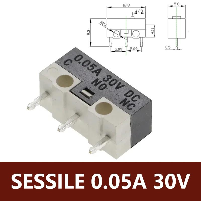 20PCS 3 Pins Mini Micro Limit Switch C NO NC PCB Terminals SPDT Roller Arc Lever Snap Action Push Micro Mouse Switches 1A 125V