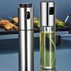 260ml Glass Press-Type Oil and Water Spray Bottle - Non-Drip, Transparent Kitchen and Watering Can.