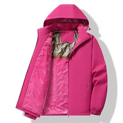 Dames fleece gevoerde dikke winter katoenen jas Warm winddicht waterdichte outdoor bergbeklimmen windjack jas