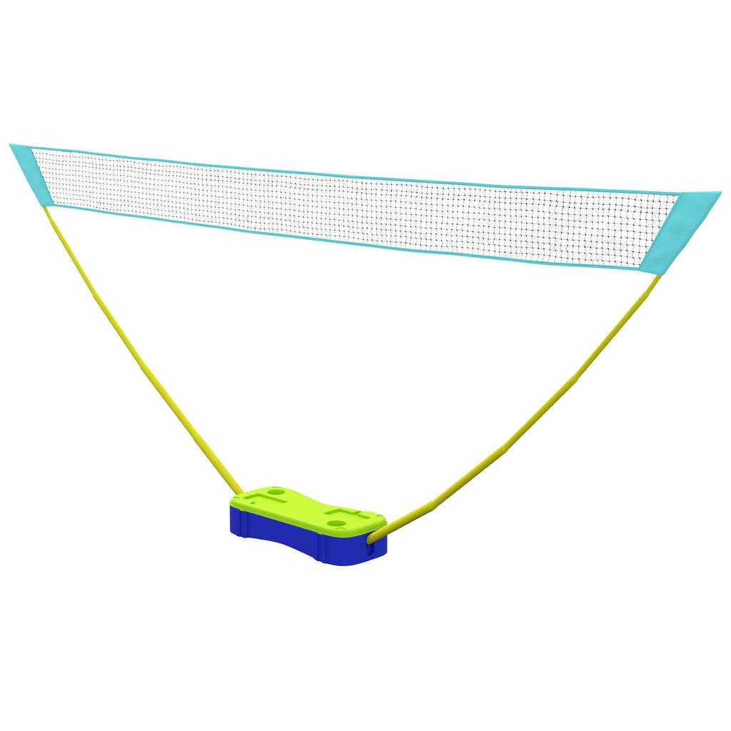 4m Portable Badminton Net Set with Freestanding Base, Easy Setup