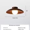 Oeny Wabi-Sabi Japanese Walnut Ceiling Light