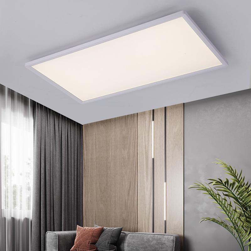 Nordic Modern Minimalist LED Ceiling Light - Ultra-Bright Rectangular/Square Fixture for Bedroom and Living Room