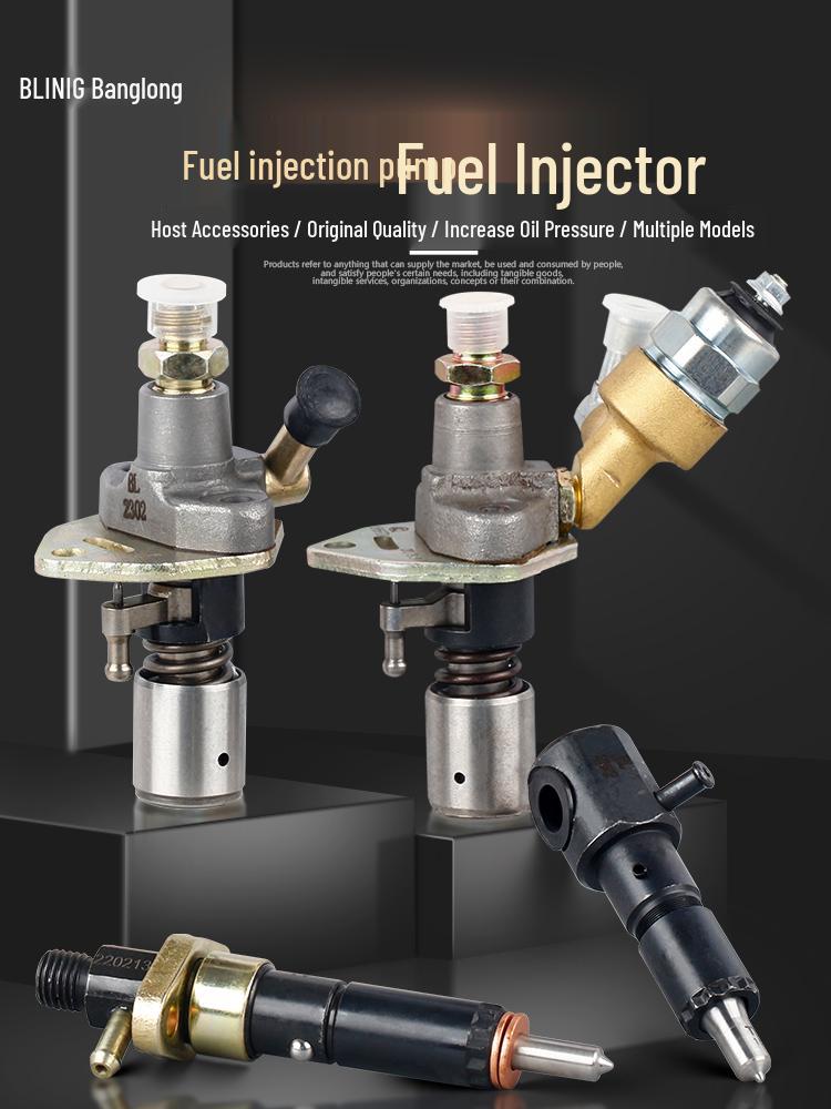 Luftgekühlter Dieselmotor Ersatzteil-Kit: Motorhacke, Einspritzpumpe, Düse, Generator, Wasserpumpe, Einspritzdüsen-Baugruppe 170-178F Left Fuel Inlet