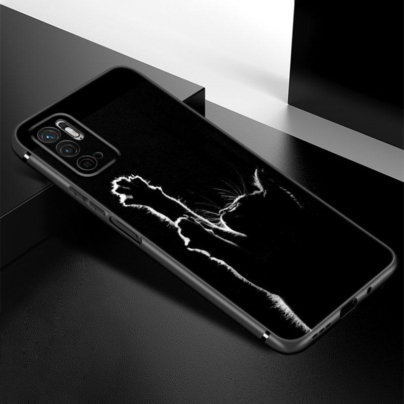 

Чехол для телефона с черным кошачьим взглядом для Xiaomi Redmi Note 7 8 9 10 Lite 11 11E 11T 12 Pro 11S 4G 10T 5G 8T 9S 10S, черный чехол из ТПУ Redmi Note 10 Lite