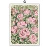 Retro Flowers Dandelion Peony Rose Leaves Gallery Posters And Prints Wall Art Canvas Oil Painting Pictures For Living Room Decor