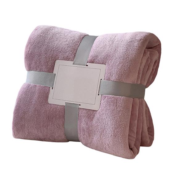 Nap Blanket, Lightweight Foldable Milk Velvet Warm Blanket, Soft Double-Sided Solid Color Warm Shawl Wrap, for Office And Travel