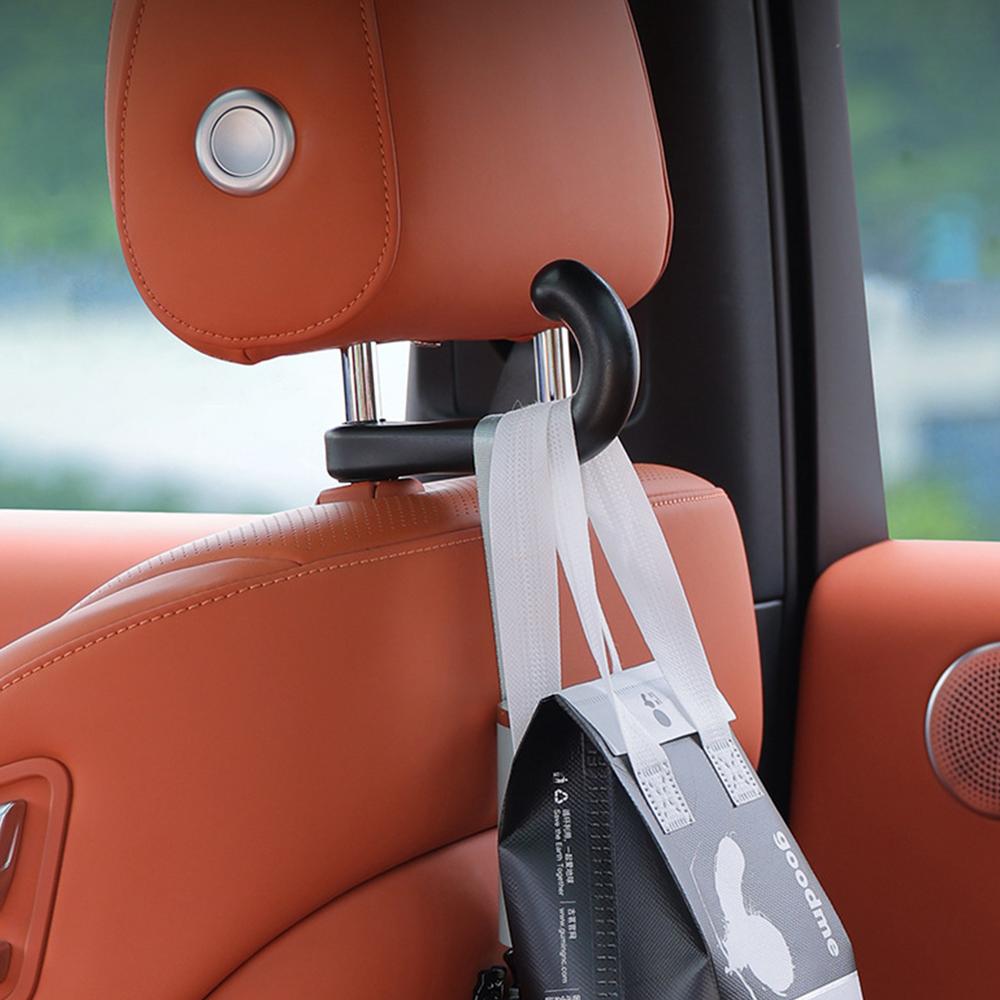 Car Purse Hook Backseat Storage Hanger Headrest Hooks Backseat Holder Seat Back Rack Vehicle Storage Clothes Coat Backpack